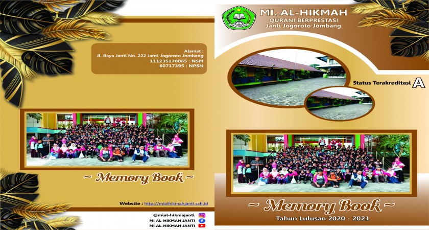 Edisi Pertama Buku Kenengan Sekolah | Tahun 2020-2021